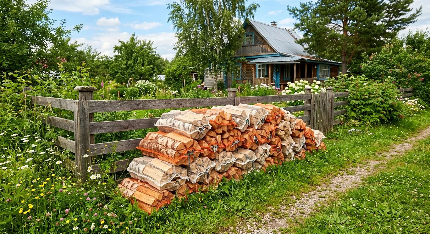 Дрова для дачи в Малаховке